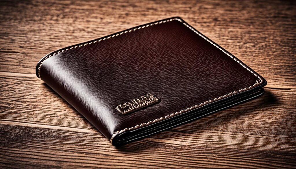 leather men's wallet