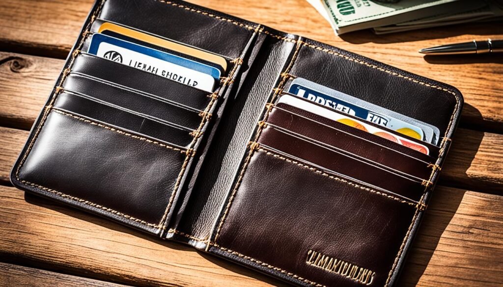 leather photo wallet