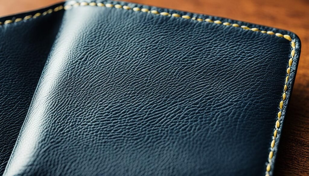 leather slim wallet