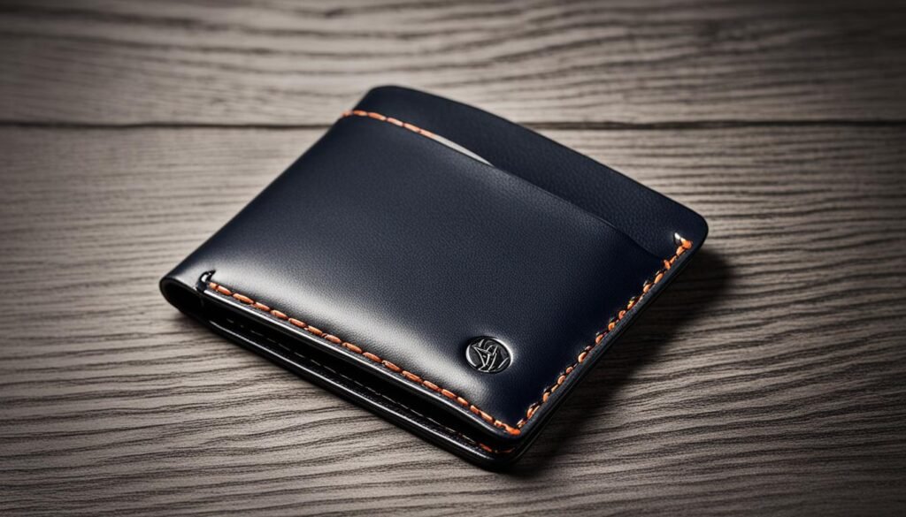 lightweight leather wallet