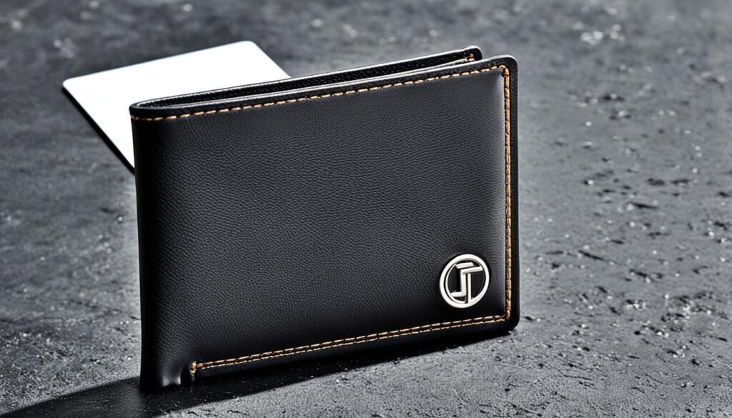 mens slim bifold wallet