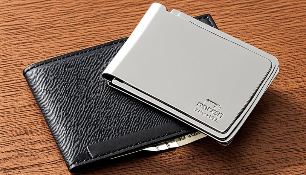 modern money clip wallet