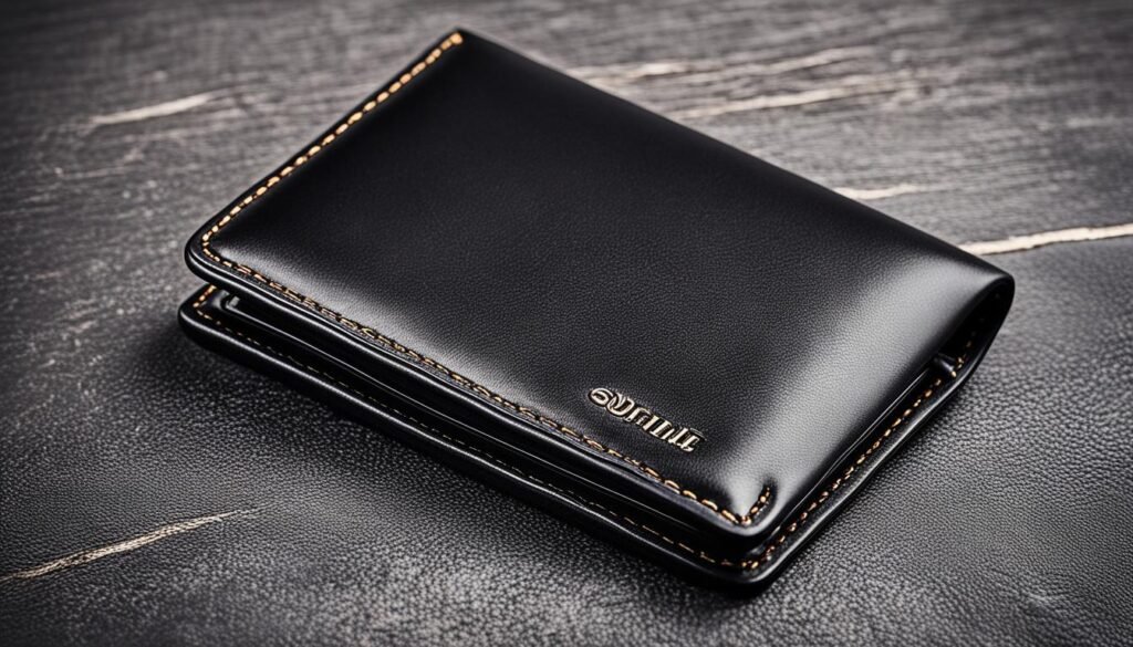 nice leather wallet