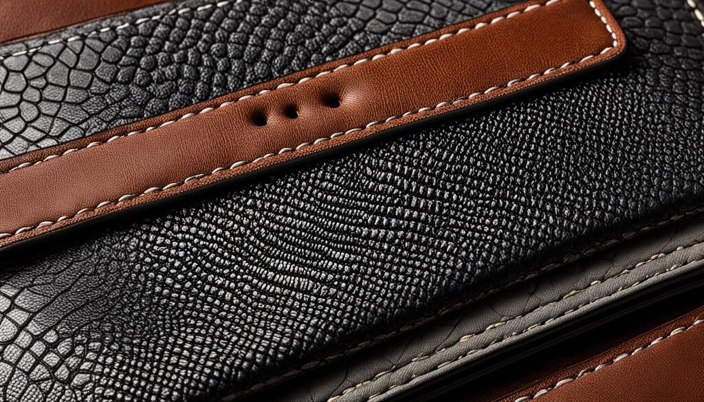 popular materials in men's wallets