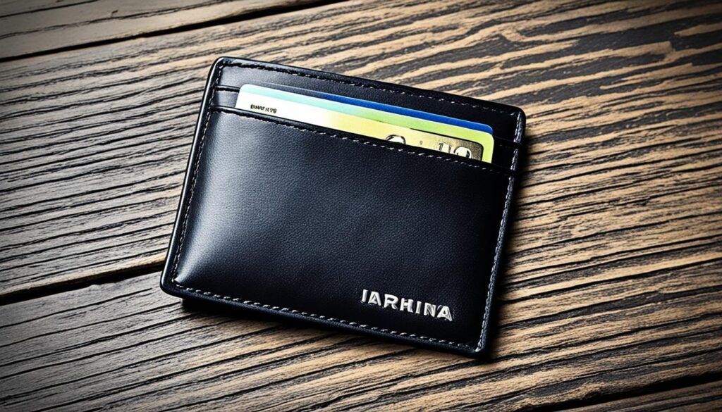 slim bifold wallet with money clip