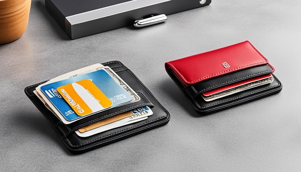 spacious card slot wallet