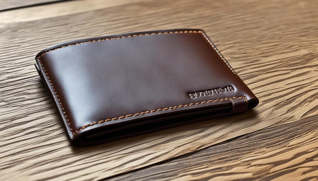 thin leather wallet