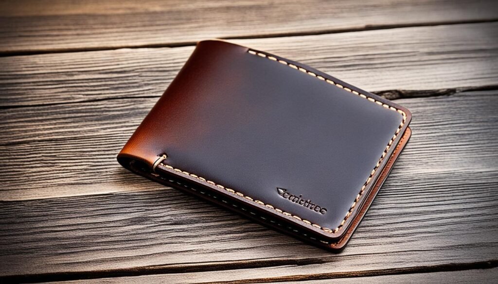 thin leather wallet