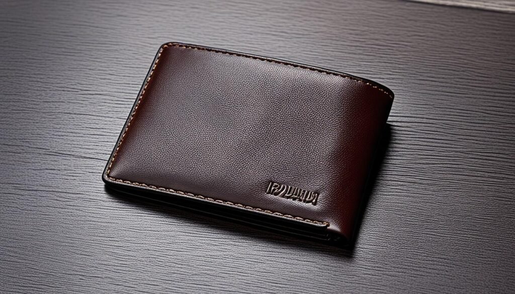 thin leather wallet