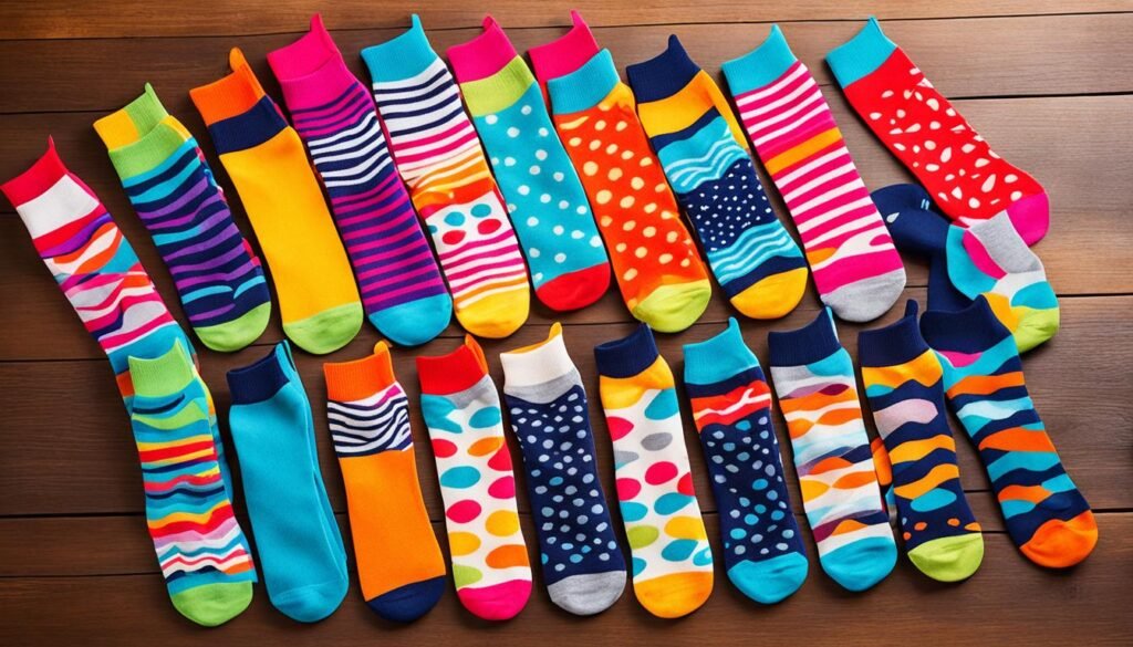 Colorful socks