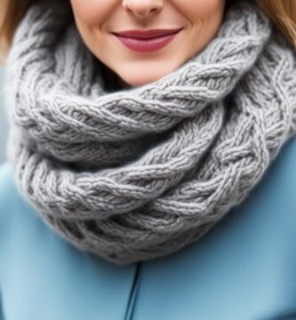 Knitted scarf