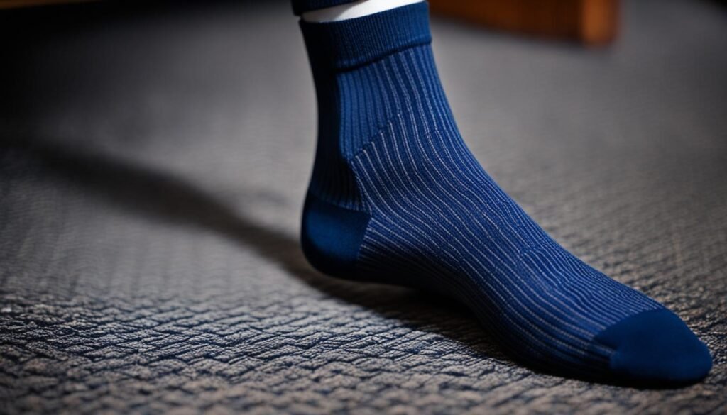 Textured dress socks with subtle patterns