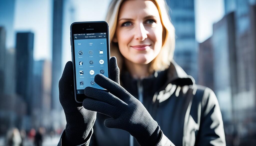 Touchscreen gloves