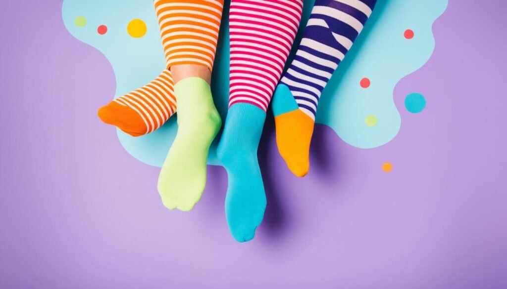 benefits of colorful socks