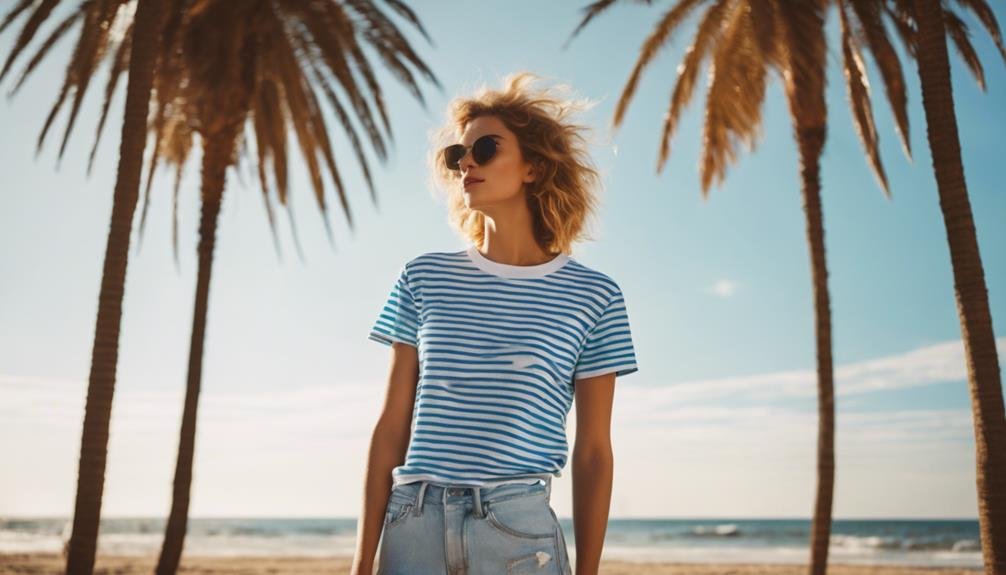 bold striped tee shirts