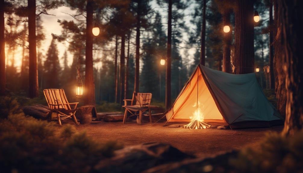 cozy camping for romantic getaways