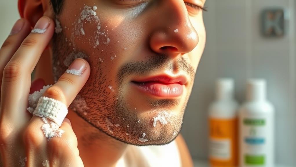 frequent skin exfoliation recommended