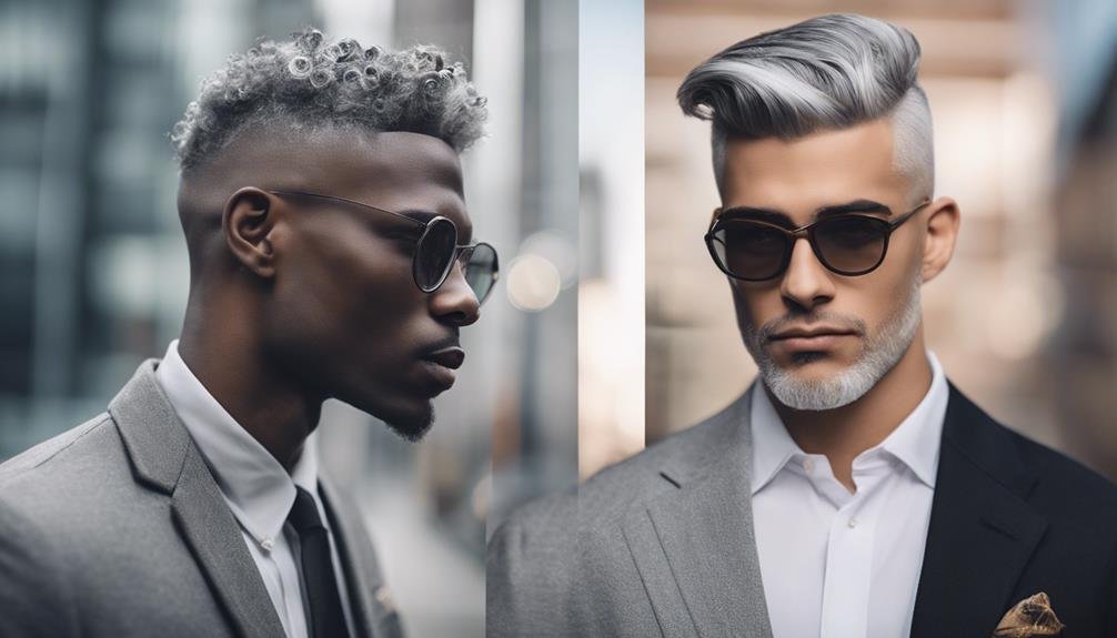 grey hair styling trends