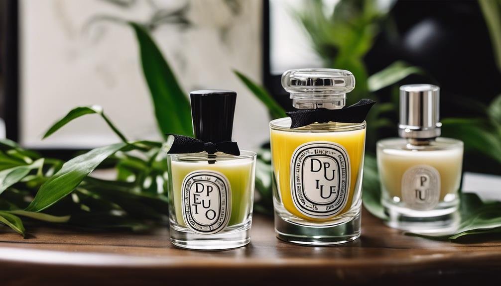 luxury fragrance and candles