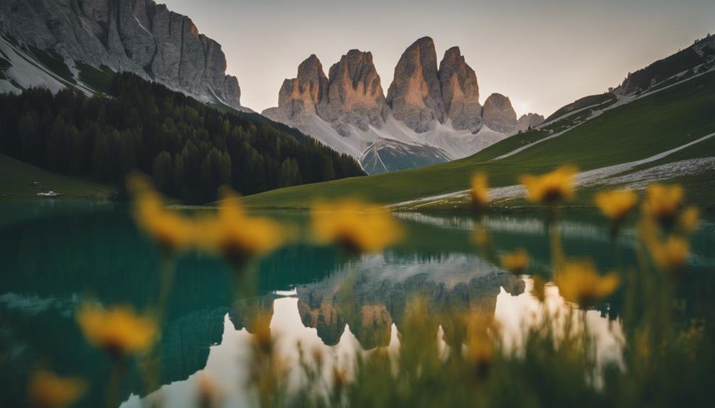 majestic italian alpine landscape