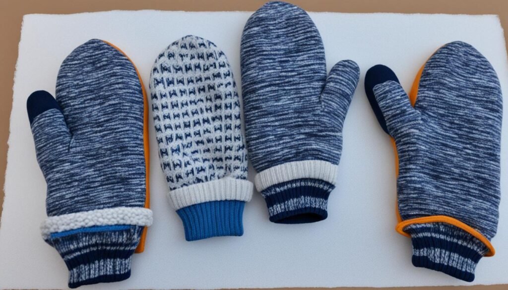 material composition of mittens