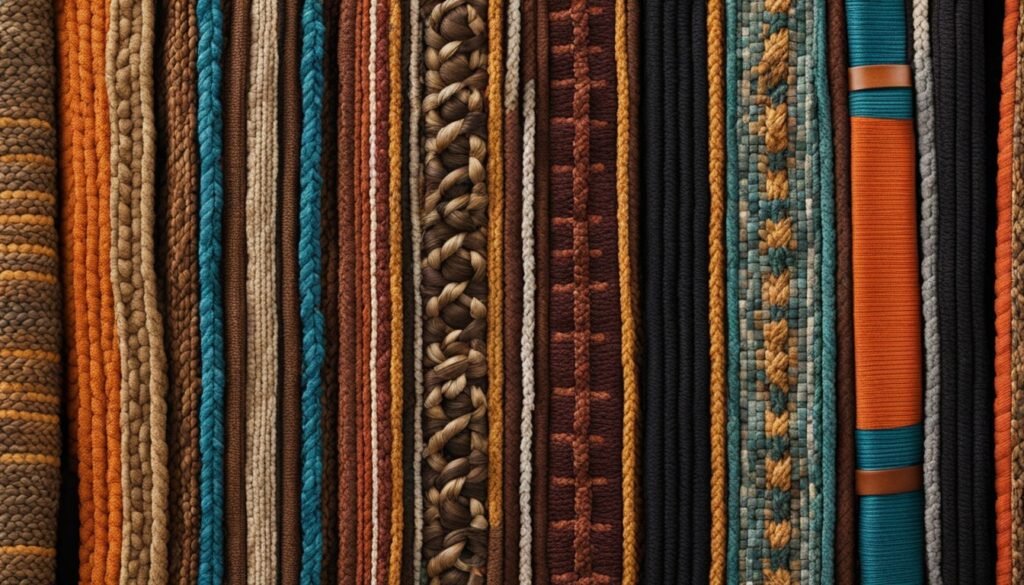 materials for woven belts