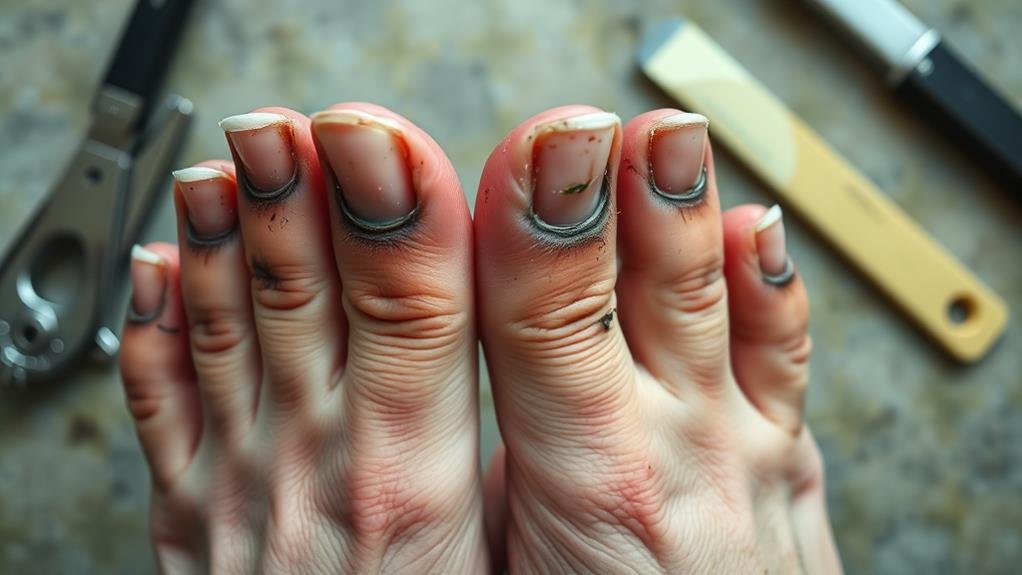 neglected nail care practices