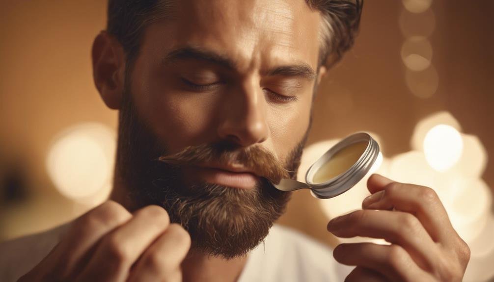 nourishes softens styles facial hair