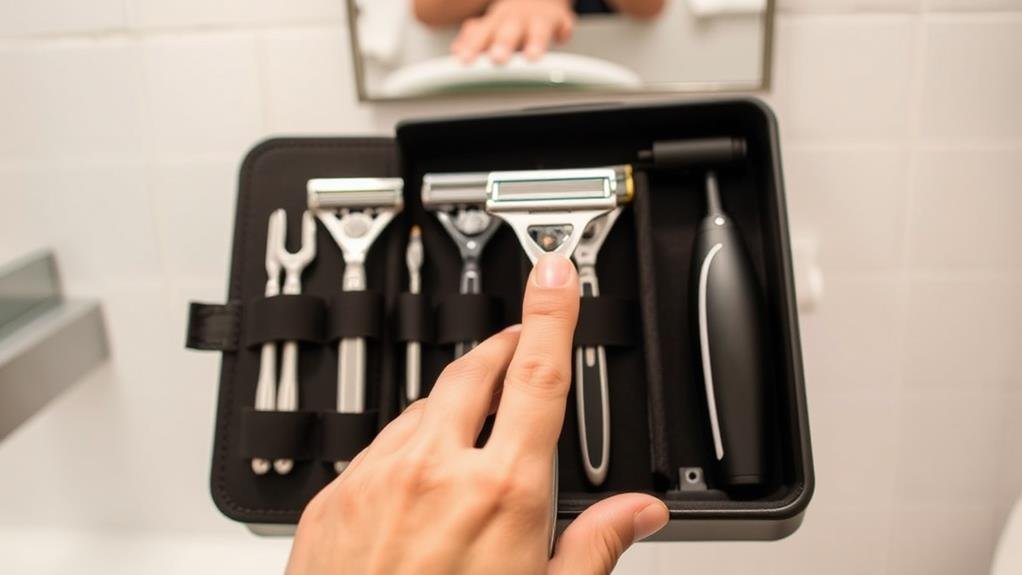 selecting appropriate shaving tool