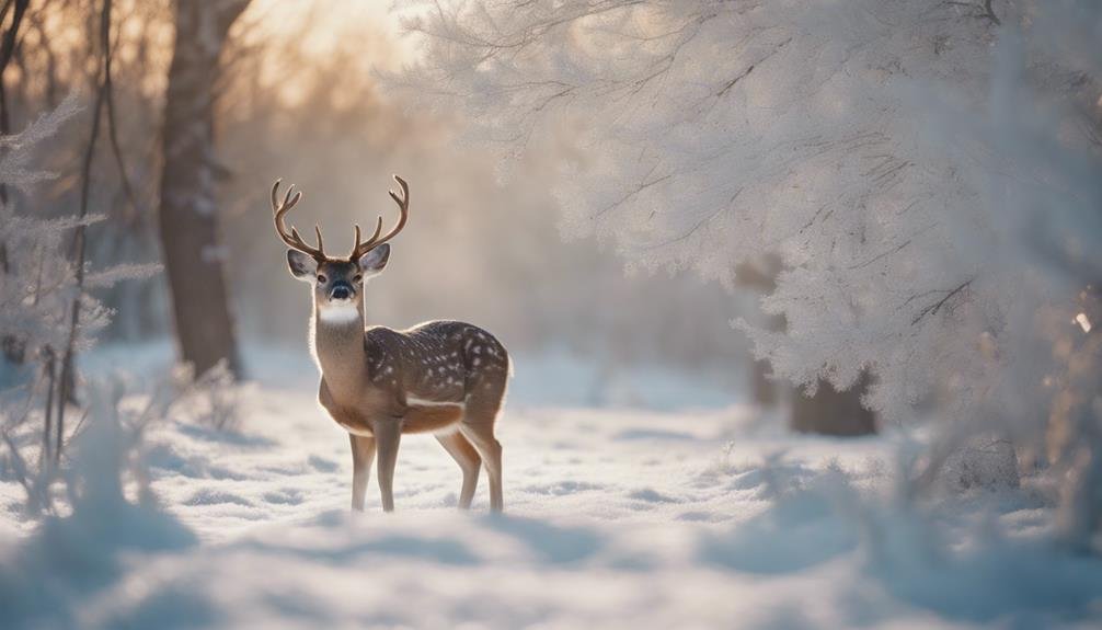 serene winter wildlife exploration