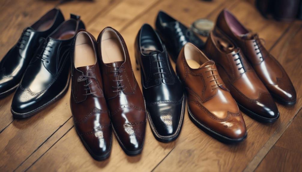 shoe selection for suits