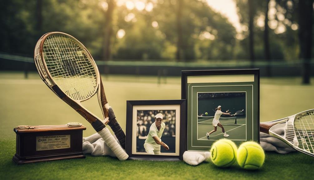 significant tennis collectibles collection