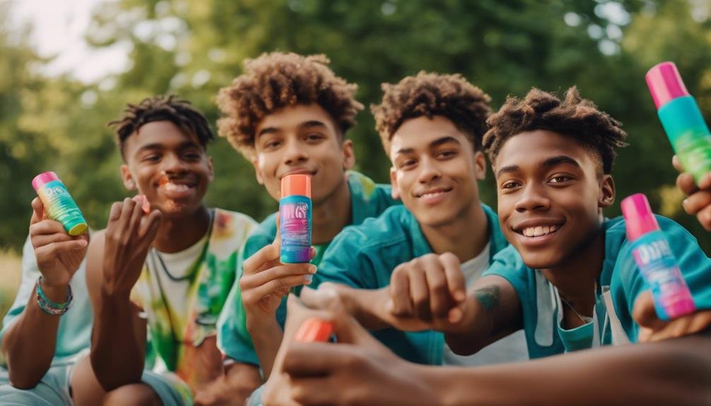 teen friendly deodorant features