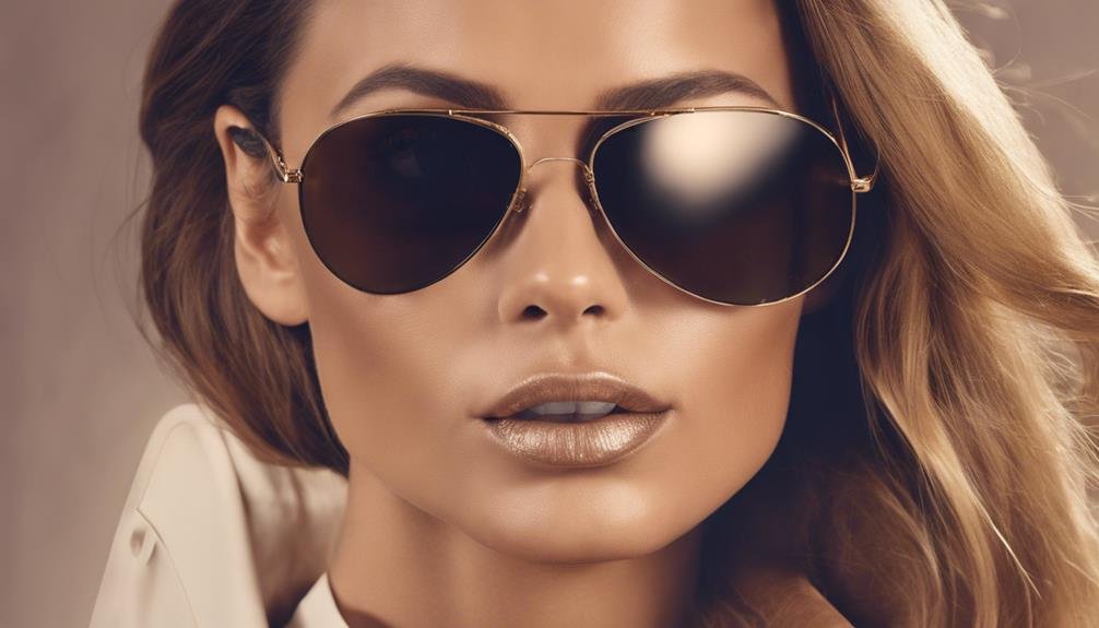 timeless elegant aviator shades