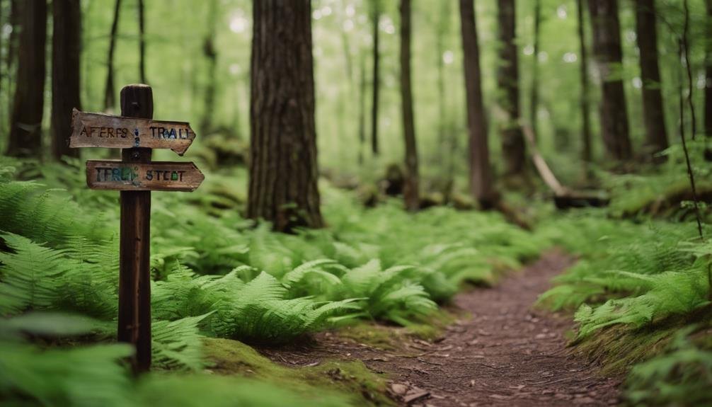 trail signs guide navigation