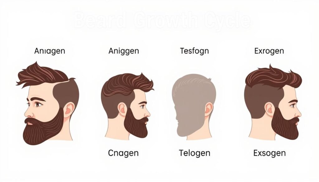 Beard growth cycle