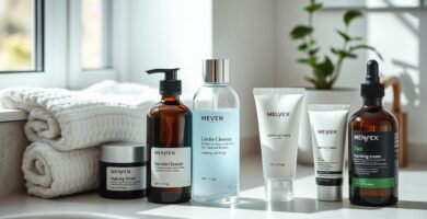 Men's skincare routine for dry skin