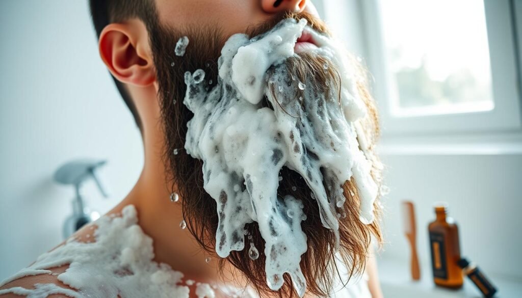 Proper Beard Washing