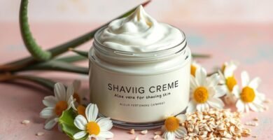 Shaving cream for sensitive skin