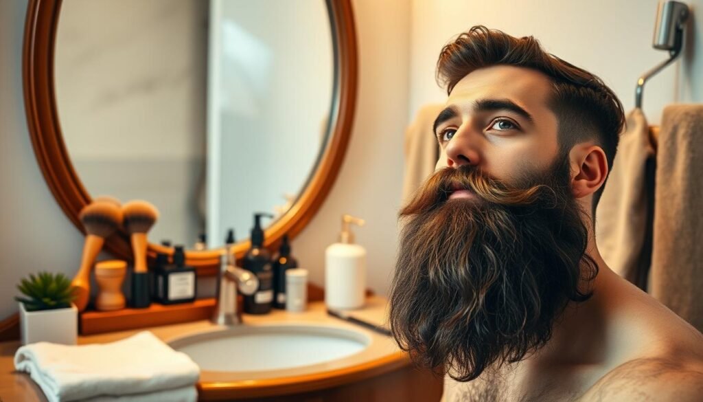 beard grooming routine