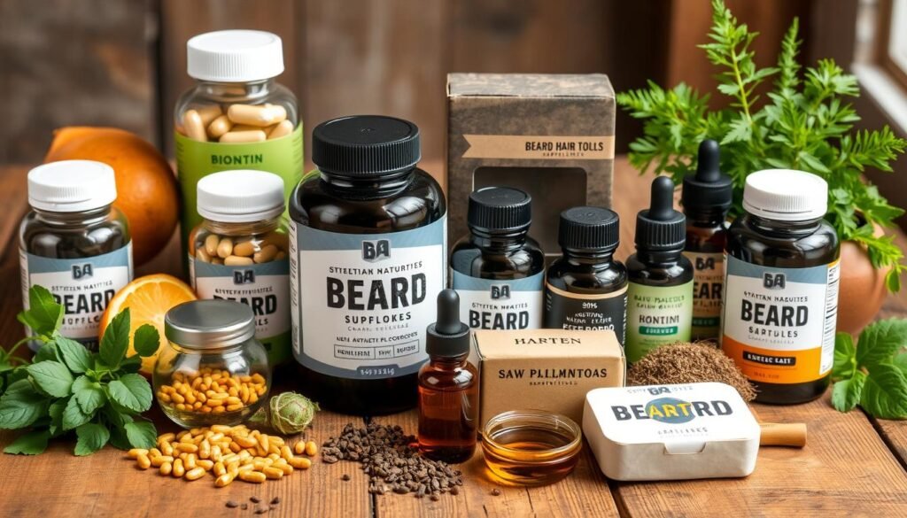 beard growth supplements