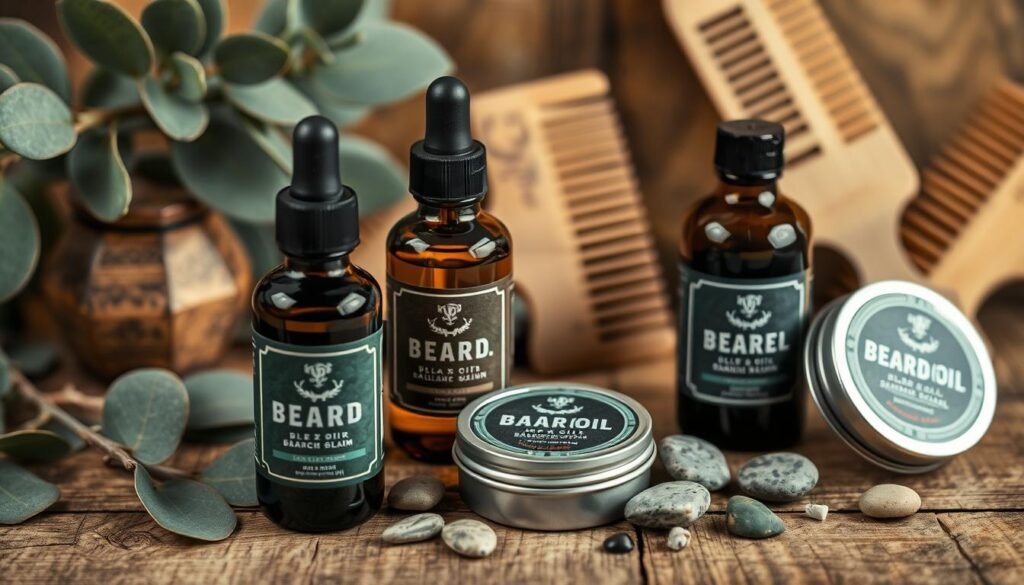 beard oil and balm