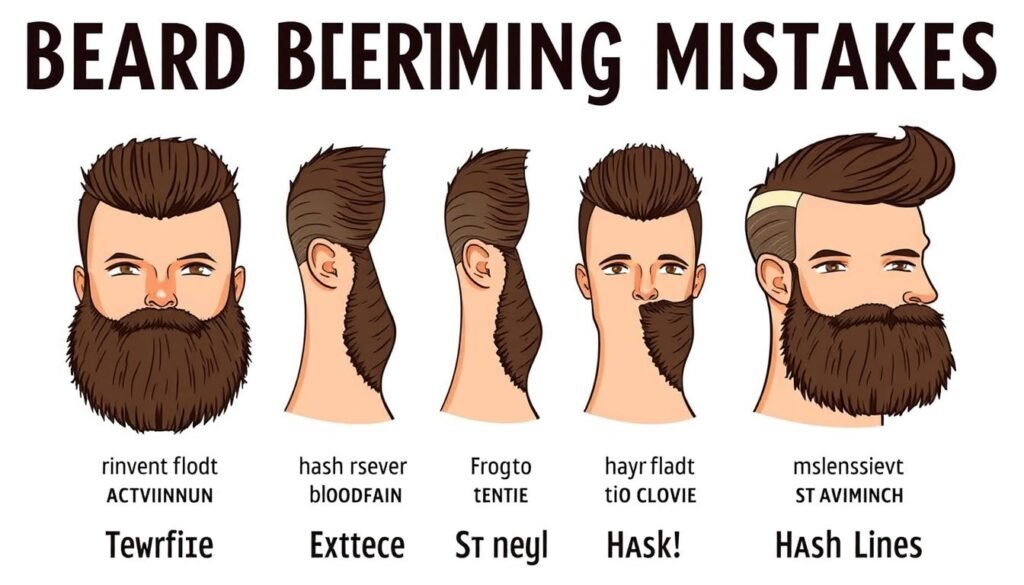 common beard neckline trimming mistakes