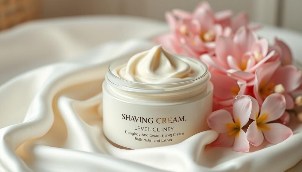 luxurious shave cream for sensitive complexions