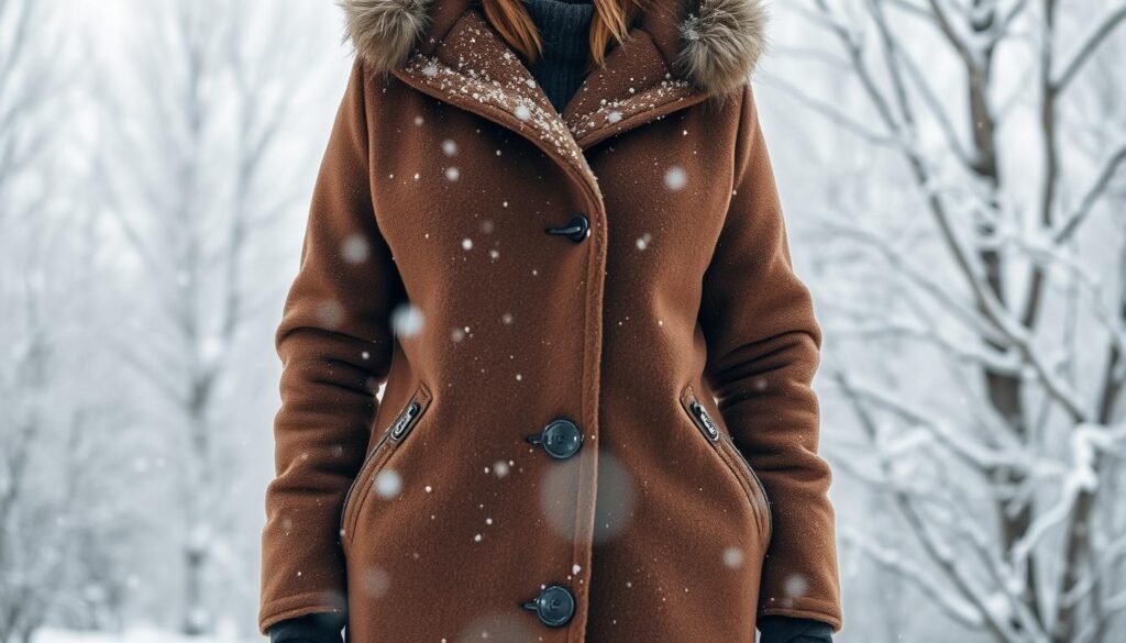 winter coat in extreme cold