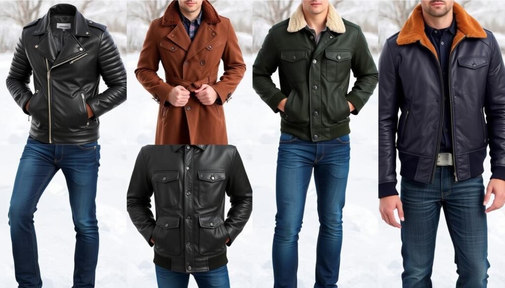 winter leather jackets for men