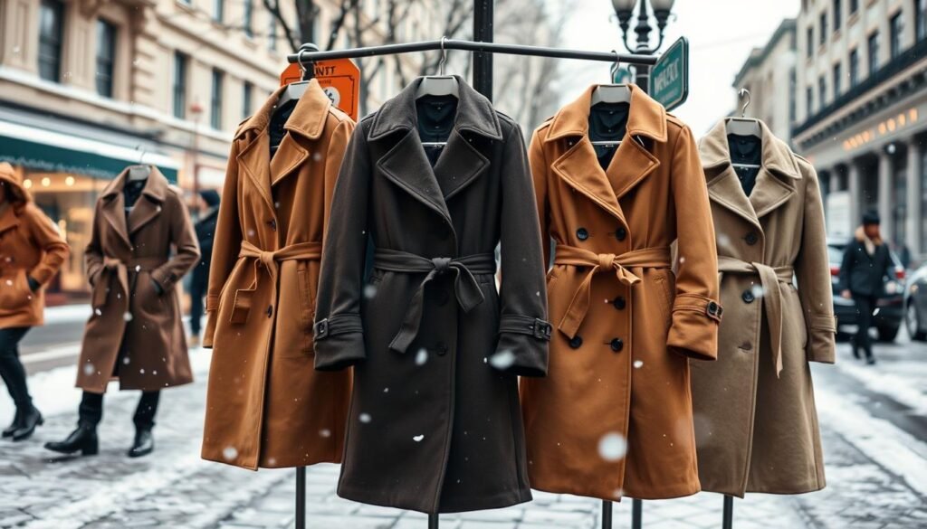 winter trench coats